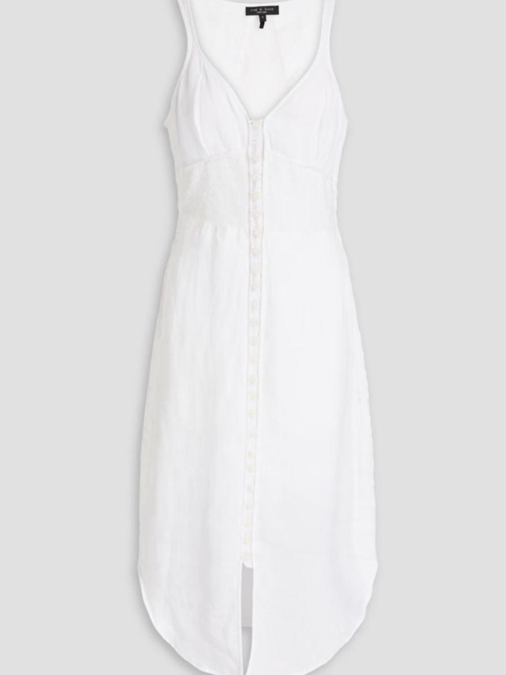 Rag and Bone white linen dress
